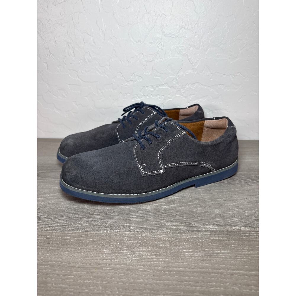 Florsheim Kids Big Boy's‎ Kearny Jr. Oxfords Shoes Size 6 Gray EUC